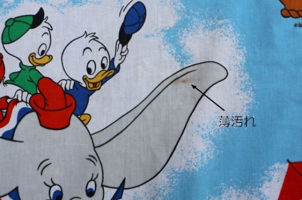 画像13: ct-240207-07 Walt Disney Characters / 1970's Flat Sheet (Twin)