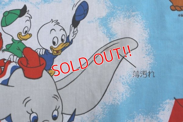 画像13: ct-240207-07 Walt Disney Characters / 1970's Flat Sheet (Twin)