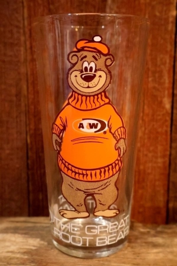 画像1: gs-260601-13 A&W Restaurants 1970's Great Root Bear Glass