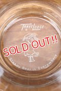 dp-260601-15 TRAVELODGE SLEEPY BEAR GLASS ASHTRAY