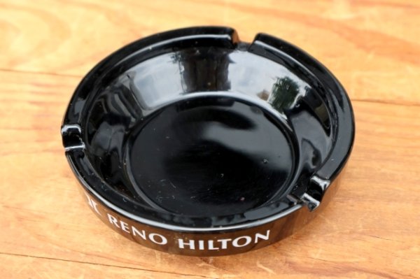 画像4: dp-241106-120 RENO HILTON GLASS ASHTRAY