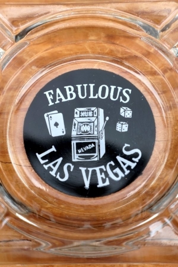 画像1: dp-260601-11 FABULAOUS LAS VEGAS GLASS ASHTRAY