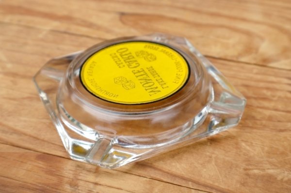画像4: dp-260601-13 LAKE TAHOE MONTE CARLO CASINO GLASS ASHTRAY