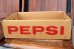 画像1: dp-260601-24 PEPSI 1970's Cardboard Crate Box (1)