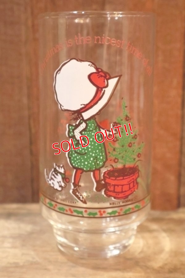 画像1: gs-250618-14 Holly Hobbie / Coca-Cola 1970's Novelty Glass
