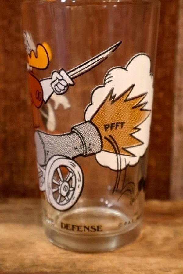画像2: gs-251201-15 Bullwinkle / Arby's 1970's Novelty 11 oz. Glass