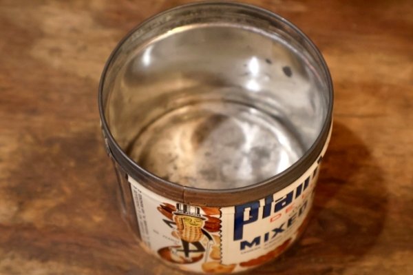 画像8: ct-260601-13 PLANTERS / MR.PEANUT 1950's DE LUXE Salted MIXED NUTS CAN