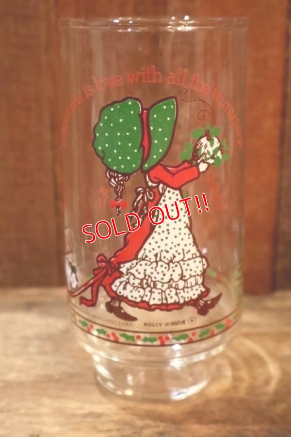 画像1: gs-250618-16 Holly Hobbie / Coca-Cola 1970's Novelty Glass