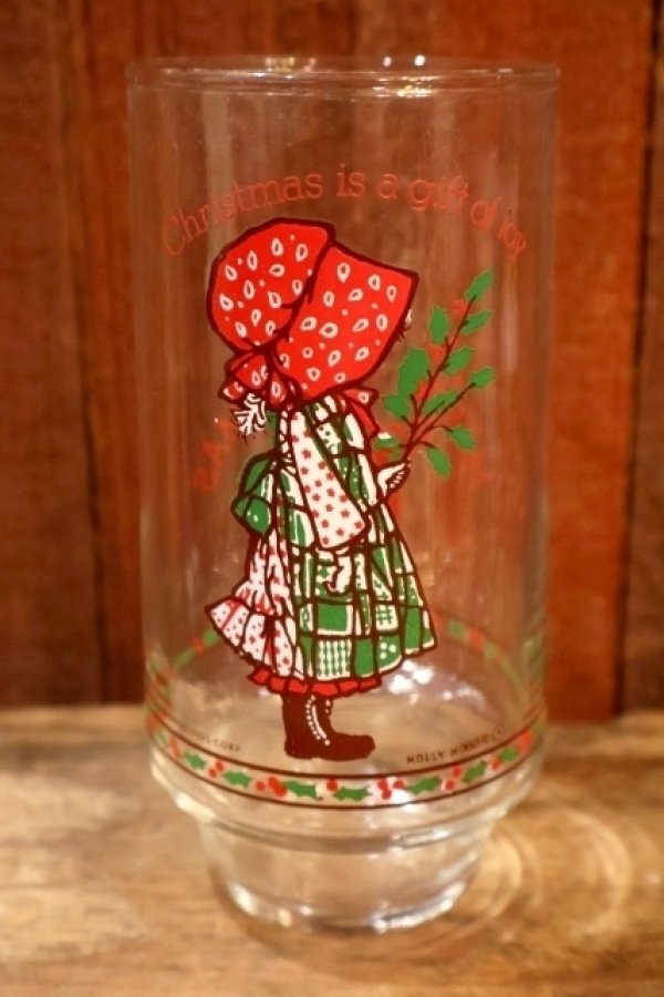画像1: gs-250618-15 Holly Hobbie / Coca-Cola 1970's Novelty Glass