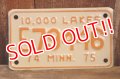 dp-230601-21 Motorcycle License Plate 1974-1975 Minnesota