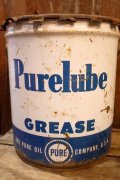 dp-250618-77 PURE Purelube 1960's 5 U.S. GALLONS GREASE CAN