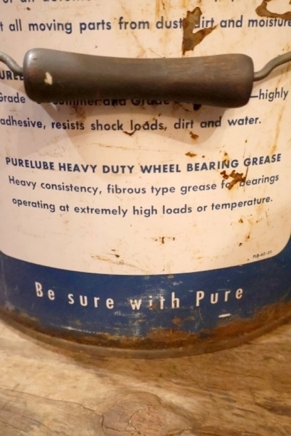 画像5: dp-250618-77 PURE Purelube 1960's 5 U.S. GALLONS GREASE CAN