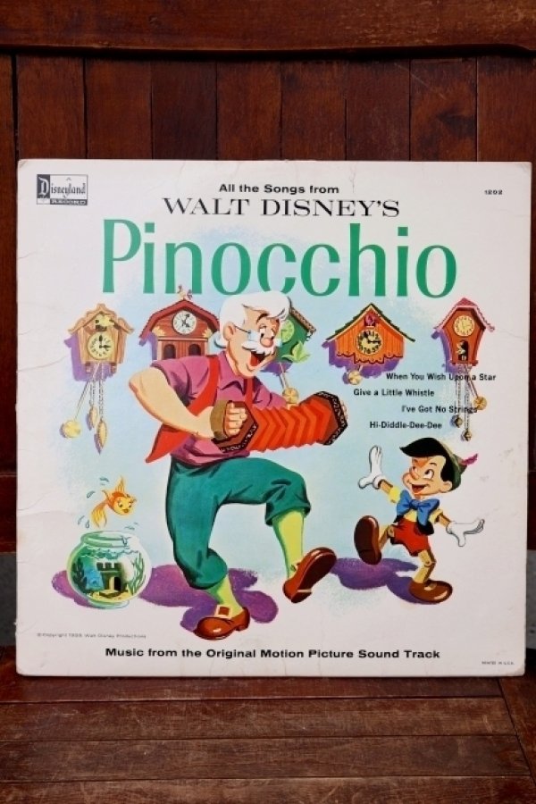 画像1: nt-260601-01 PINOCCHIO / 1960's LP Record