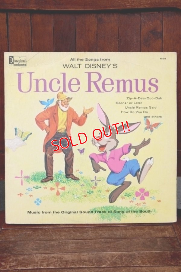 画像1: nt-260601-02 WALT DISNEY'S Uncle Remus 1959 LP Record