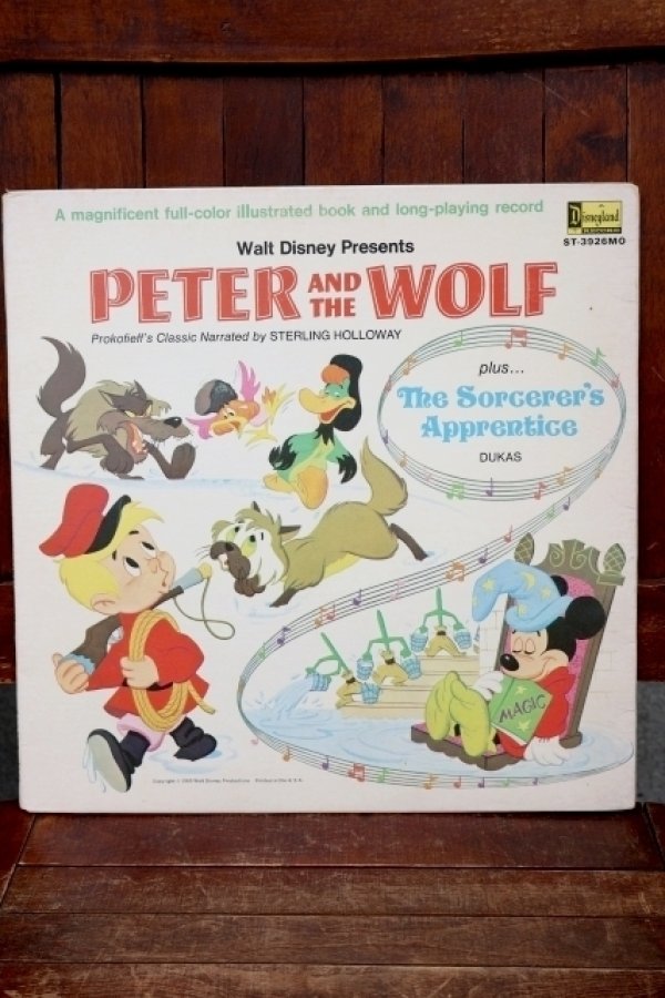画像1: nt-260601-03 WALT DISNEY'S PETER AND THE WOLF 1959 LP Record