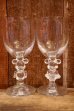 画像1: gt-250618-17 Mickey Mouse & Minnie Mouse 1990's Wine Glass Set (1)
