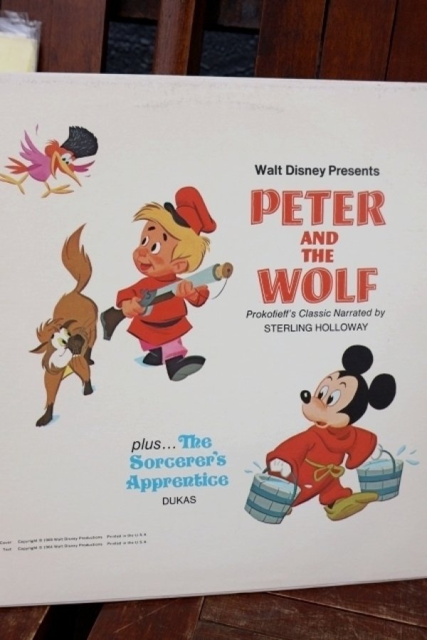 画像4: nt-260601-03 WALT DISNEY'S PETER AND THE WOLF 1959 LP Record