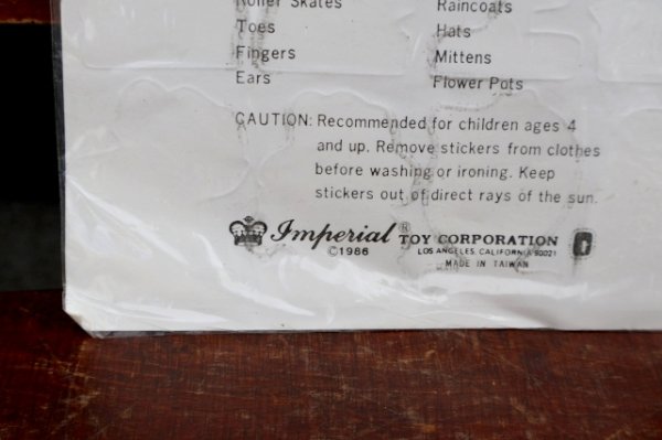 画像11: nt-260701-01 GARBAGE PAIL KIDS 1986 Imperial STICK-ONS STICKERS (C)
