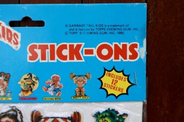 画像3: nt-260701-01 GARBAGE PAIL KIDS 1986 Imperial STICK-ONS STICKERS (B)