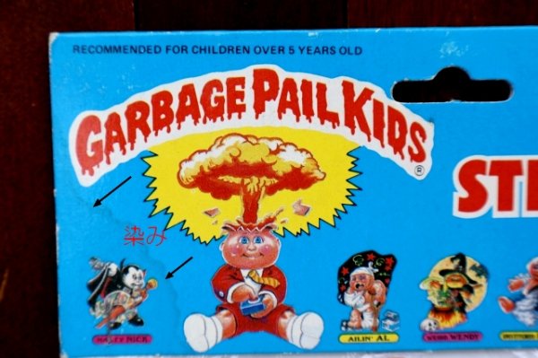 画像2: nt-260701-01 GARBAGE PAIL KIDS 1986 Imperial STICK-ONS STICKERS (A)