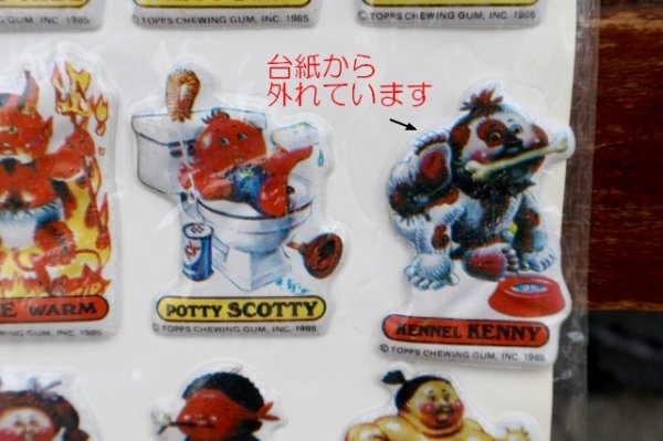 画像7: nt-260701-01 GARBAGE PAIL KIDS 1986 Imperial STICK-ONS STICKERS (B)