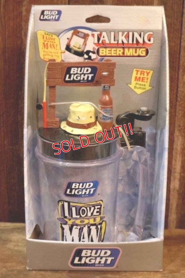 画像1: ct-251008-01 Budweiser 1997 BUD LIGHT TALKING BEER MUG