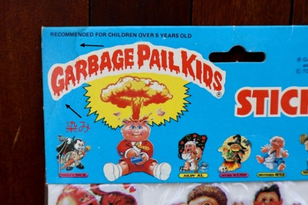 画像2: nt-260701-01 GARBAGE PAIL KIDS 1986 Imperial STICK-ONS STICKERS (C)