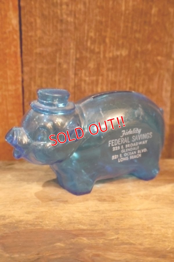 画像1: nt-260204-05 Fidelity FEDERAL SAVINGS 1960's Piggy Bank