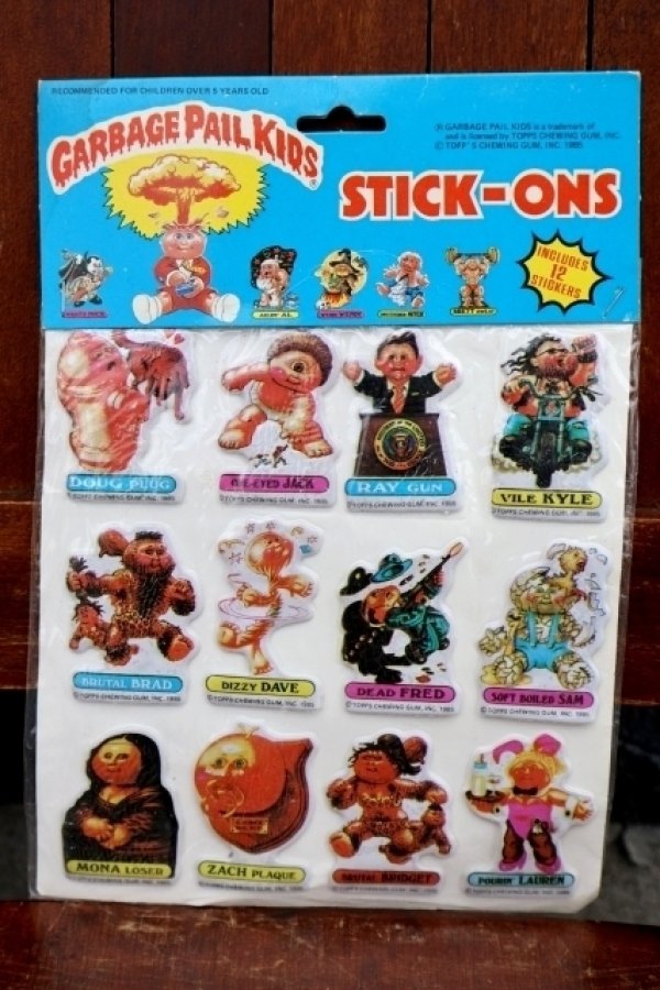 画像1: nt-260701-01 GARBAGE PAIL KIDS 1986 Imperial STICK-ONS STICKERS (C)