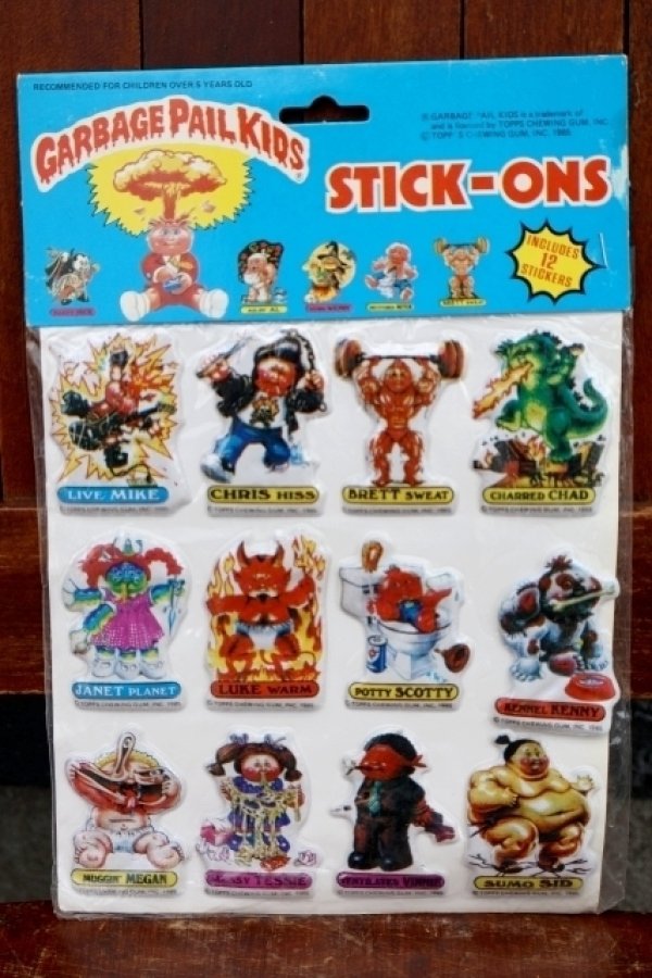 画像1: nt-260701-01 GARBAGE PAIL KIDS 1986 Imperial STICK-ONS STICKERS (B)