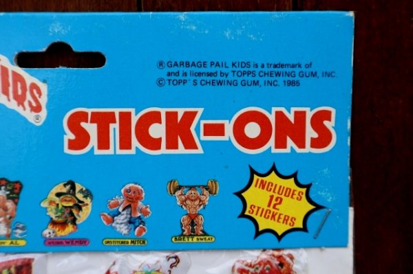 画像3: nt-260701-01 GARBAGE PAIL KIDS 1986 Imperial STICK-ONS STICKERS (A)