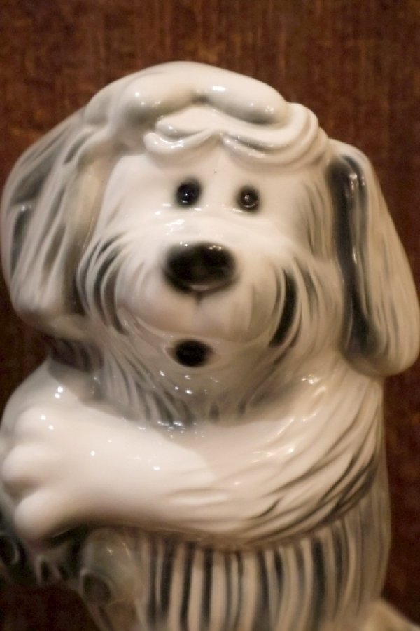 画像2: ct-260106-05 FORD / 1950's-1960's Shaggy Dog Ceramic Coin Bank