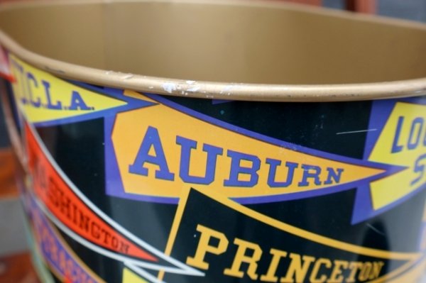 画像8: dp-260601-02 Decoware 1960's COLLEGE PENNANT TRASH CAN