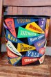 画像1: dp-260601-01 HARVELL 1950's-1960's COLLEGE PENNANT TRASH CAN (1)