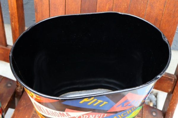 画像11: dp-260601-01 HARVELL 1950's-1960's COLLEGE PENNANT TRASH CAN
