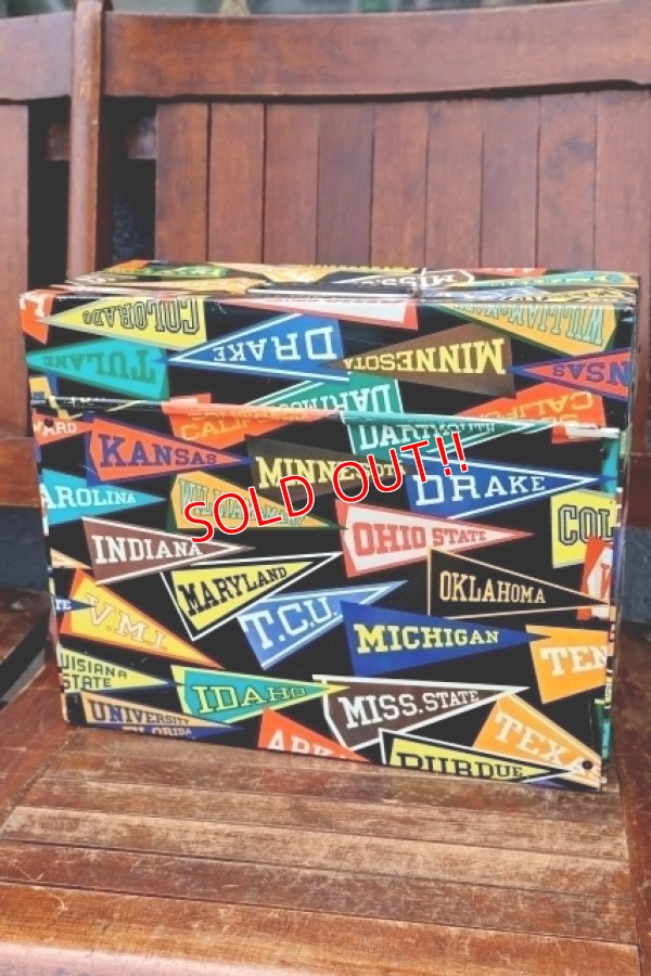 画像12: dp-260601-07 FILE-A-WAY 1950's-1960's COLLEGE PENNANT STUDENT RECORD FILE BOX