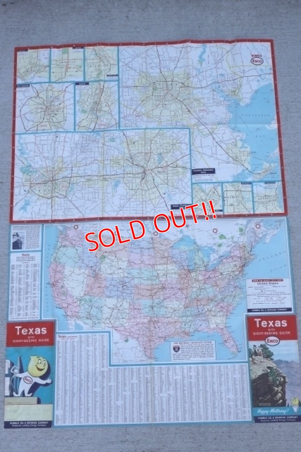 画像8: dp-250728-05 Enco 1962 Road Map "Texas"