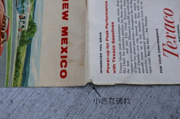 画像10: dp-220301-21 TEXACO 1962 Road Map "NEW MEXICO"
