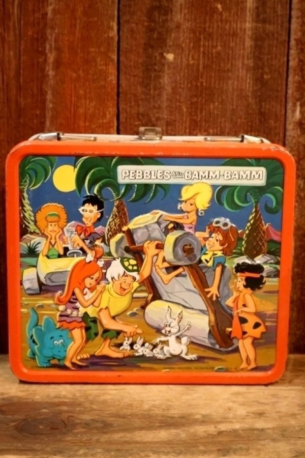 画像1: ct-251201-08 PEBBLES AND BAMM BAMM / ALADDIN 1971 Metal Lunch Box