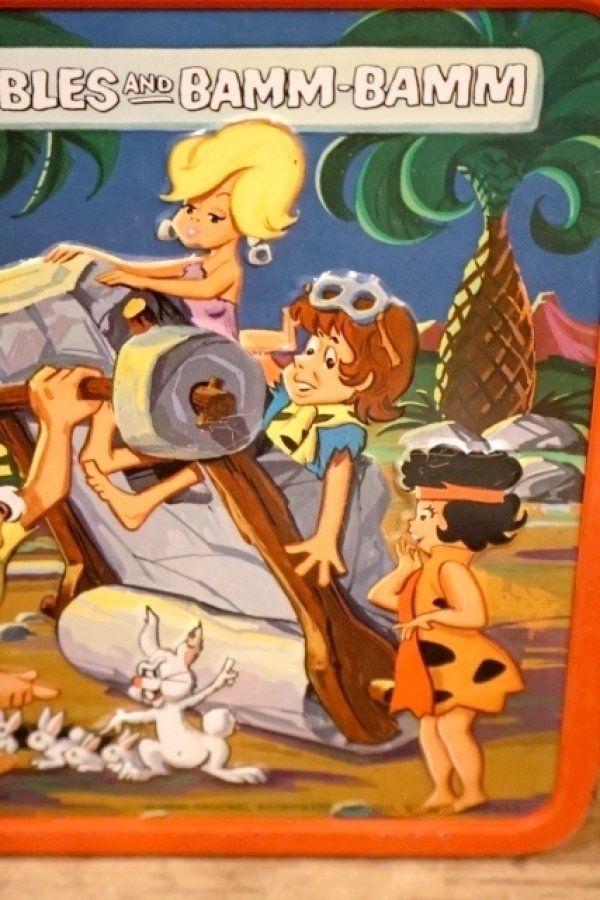 画像3: ct-251201-08 PEBBLES AND BAMM BAMM / ALADDIN 1971 Metal Lunch Box