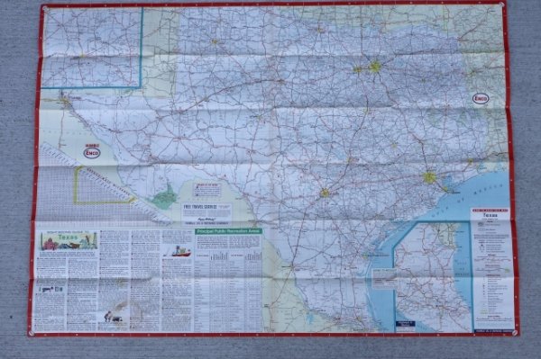 画像3: dp-250728-05 Enco 1962 Road Map "Texas"
