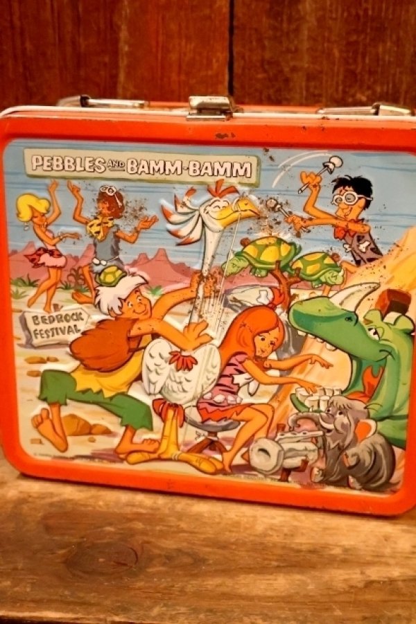 画像4: ct-251201-08 PEBBLES AND BAMM BAMM / ALADDIN 1971 Metal Lunch Box