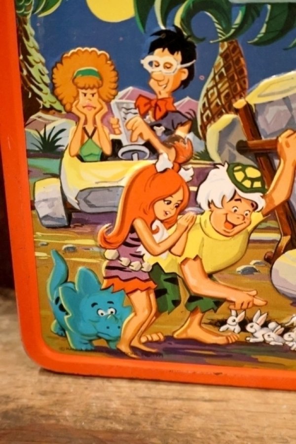 画像2: ct-251201-08 PEBBLES AND BAMM BAMM / ALADDIN 1971 Metal Lunch Box