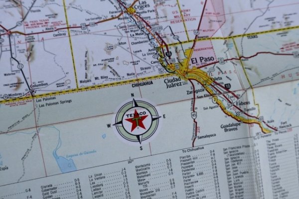 画像5: dp-220301-21 TEXACO 1962 Road Map "NEW MEXICO"