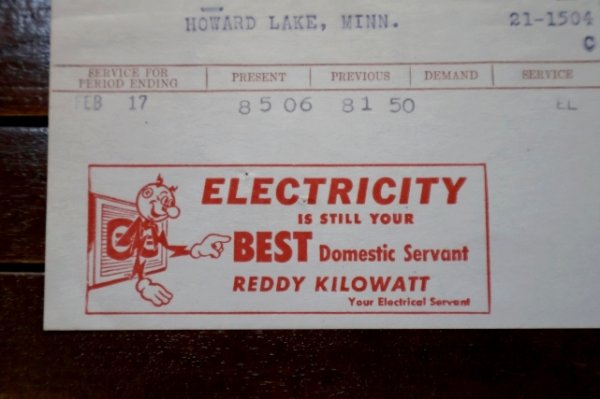 画像2: ct-260401-03 Reddy Kilowatt 1940's Northern States Power Company Commercial (E)