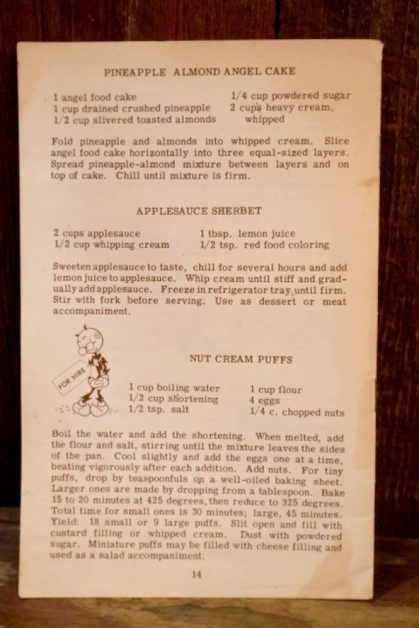 画像9: ct-260401-03 Reddy Kilowatt / 1940's-1950's Northern States Power Company Recipe Book