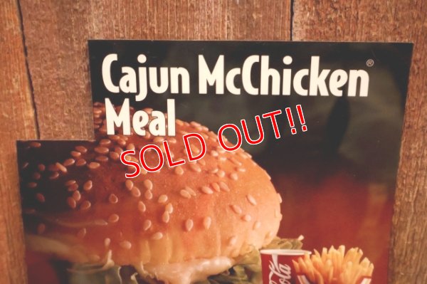 画像2: dp-230901-45 McDonald's / 1993 Menu Sign "Cajun McChicken Meal"