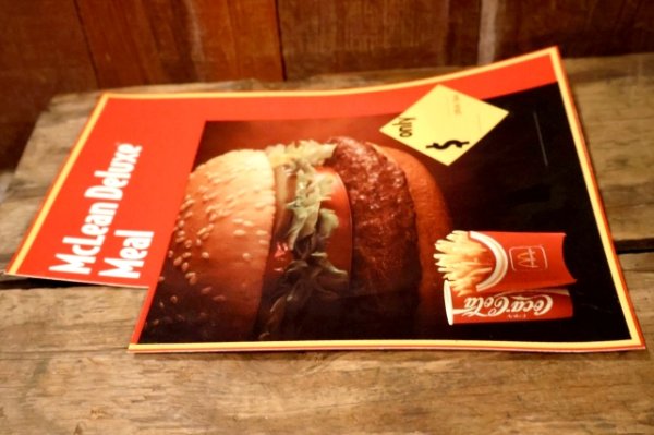 画像4: dp-230901-45 McDonald's / 1990's Menu Sign "McLean Deluxe Meal"
