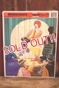 ct-260325-31 McDonald's / GOLDEN 1980's FRAME-TRAY Puzzle