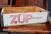 画像4: dp-260601-21 7 Up / THE UNCOLA 1968-1970 Wood Crate Box (4)